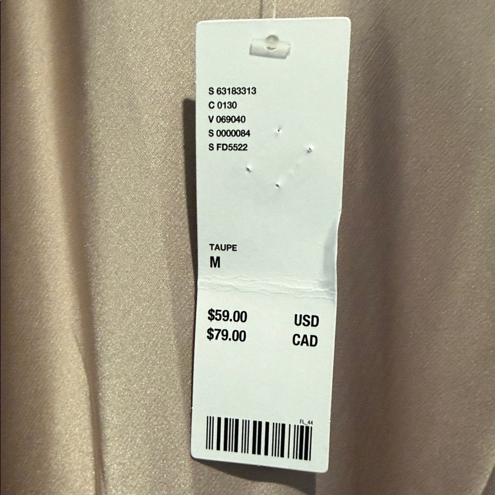 Urban Outfitters Satin Cowl Slip Dress - Taupe - Picture 5 of 7